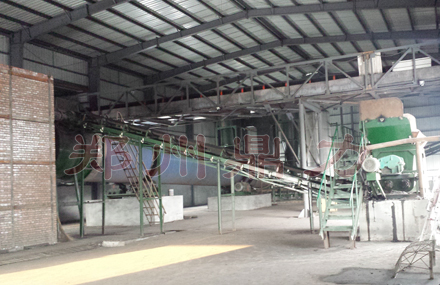 陜西客戶煤泥烘干機(jī)現(xiàn)場