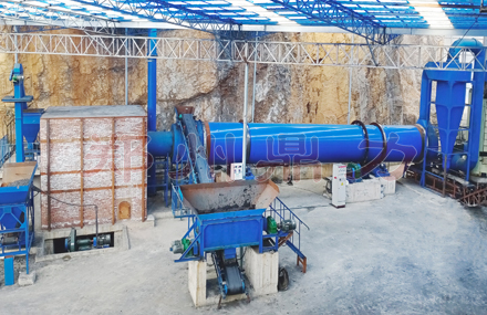 又一套煤泥烘干機設備在