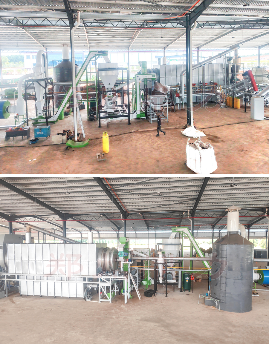 馬來(lái)西亞棕櫚炭化機(jī)